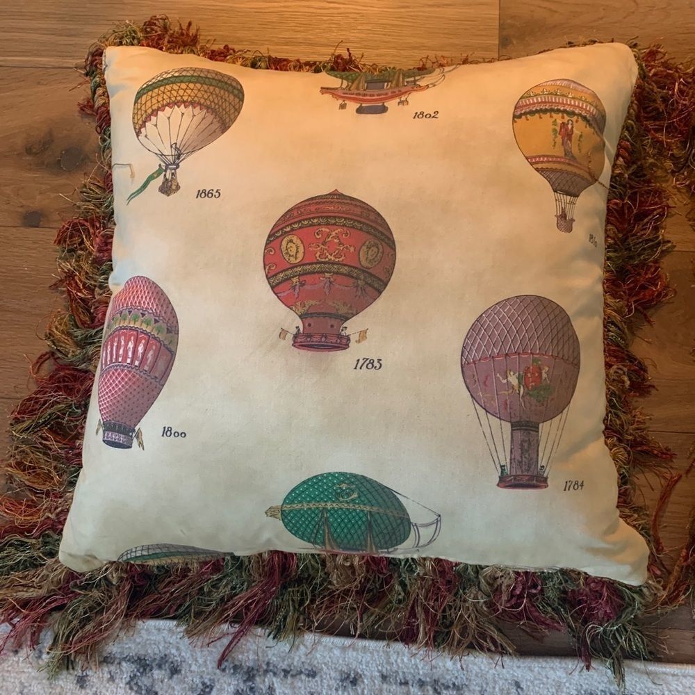 Designer Hot Air Balloon Pillows